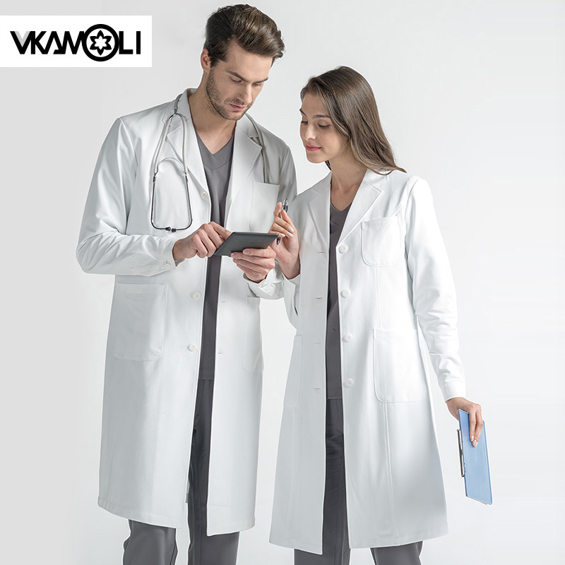 Medical Lab Coats - High quality Anti-Zou fabric white coat