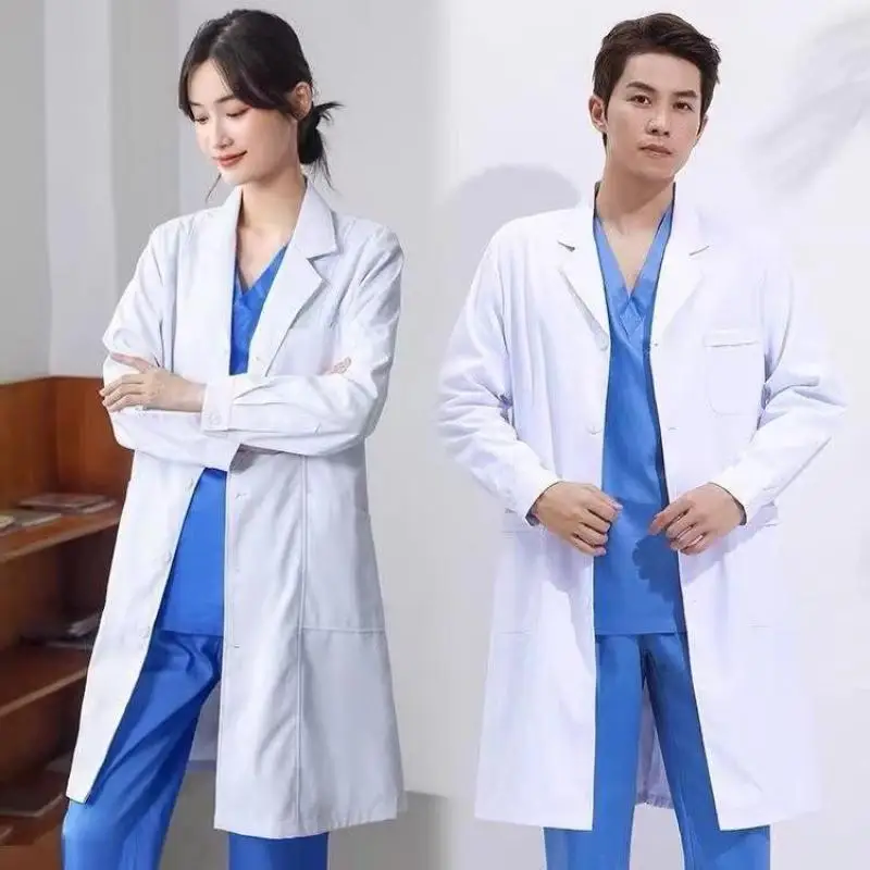 Medical Lab Coats - White Lab Coat Experimental Medical Uniform