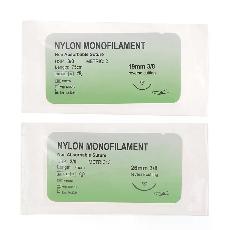 Medical Lab Kit - 12Pcs Polypropylene Monofilament Medical Thread Needle