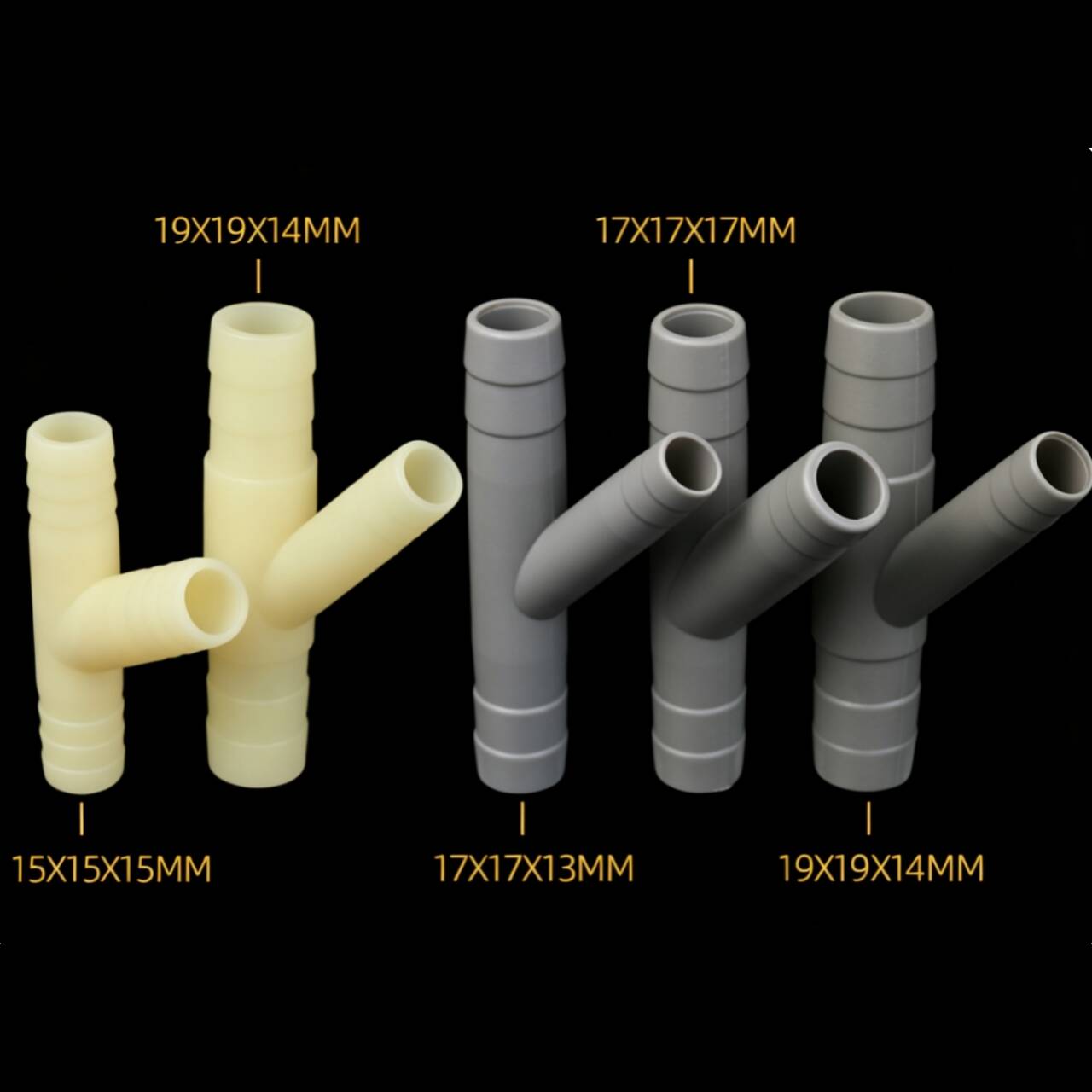 Dental Chair Unit - 10pcs Plastic Drain Tee Connector 2Big