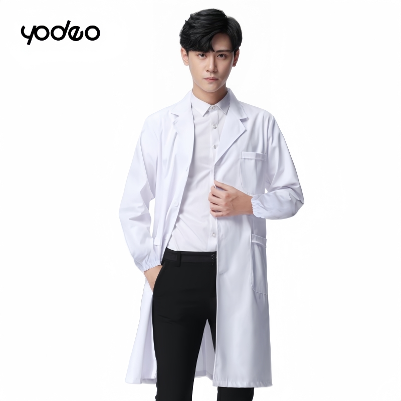 Medical Lab Coats - Doctor nurse clothes cotton long sleeve