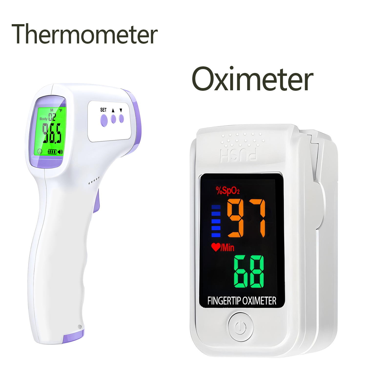 Non-contact Digital Infrared F - Pulse Oximeter ulasan dan harga