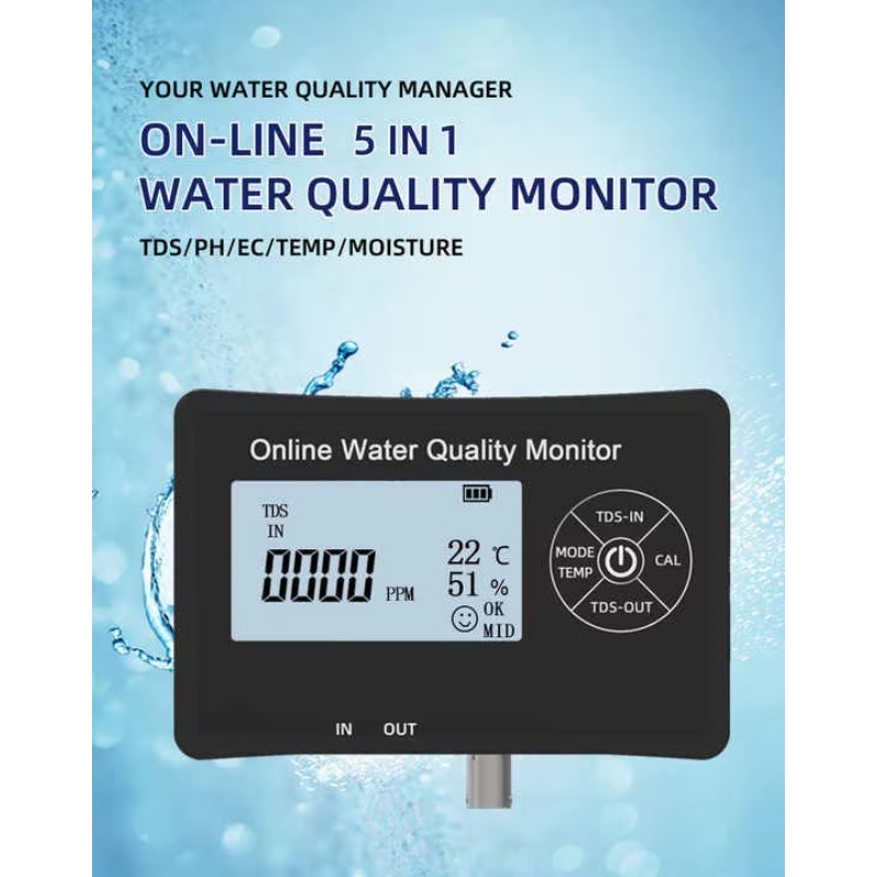 Online 5 in 1 TDS/PH/Temperatu - Ph Meter ulasan dan harga