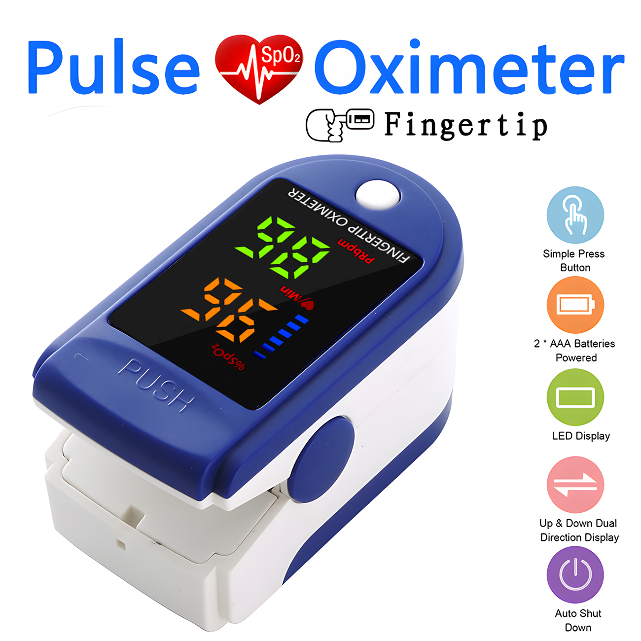 New Household Infrared Forehea - Pulse Oximeter ulasan dan harga