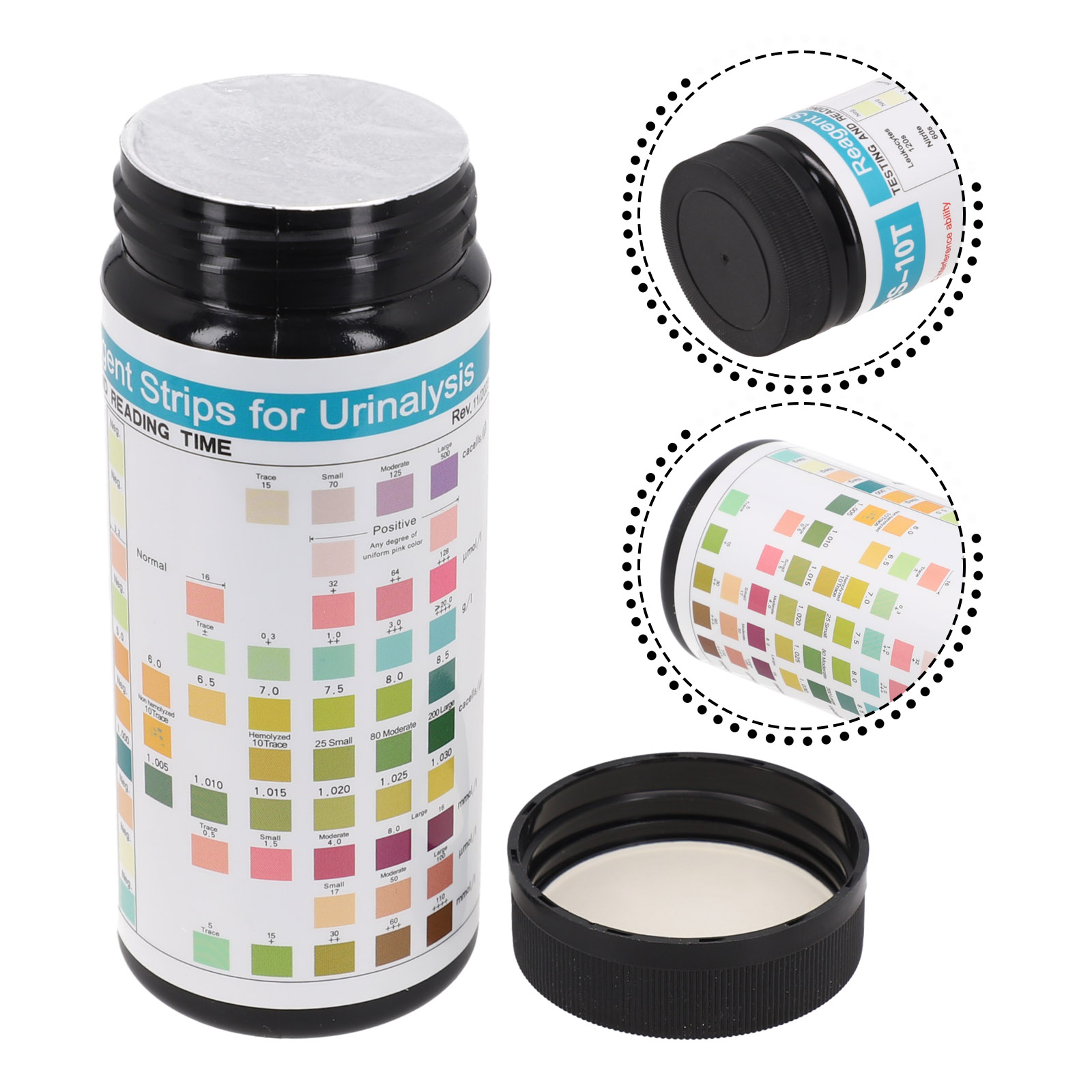 100 Strips URS-10T Reagent Uri - Urinalysis Reagent Strip ulasan dan harga