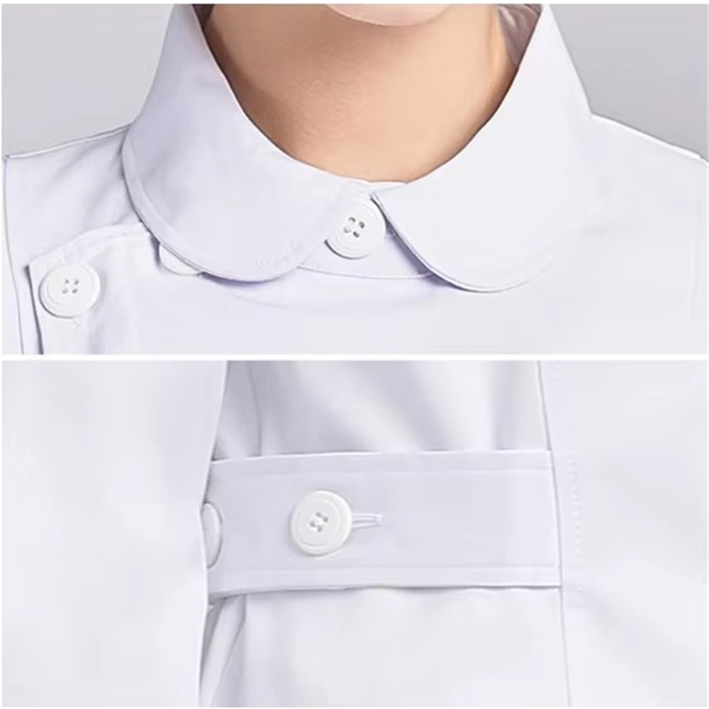 new pure cotton breathable whi - Medical Lab Coats ulasan dan harga