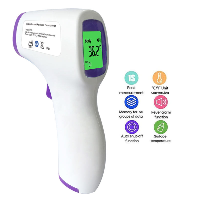 1pcs Forehead Temperature Gun  - Pulse Oximeter ulasan dan harga