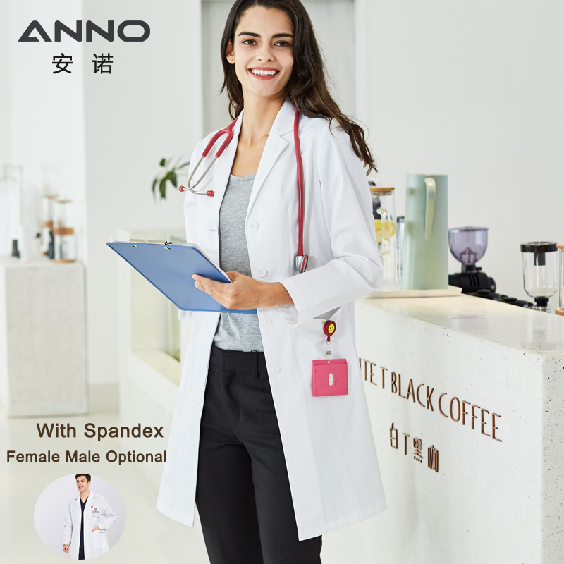 ANNO Long Sleeve Lab Uniforms  - Medical Lab Coats ulasan dan harga