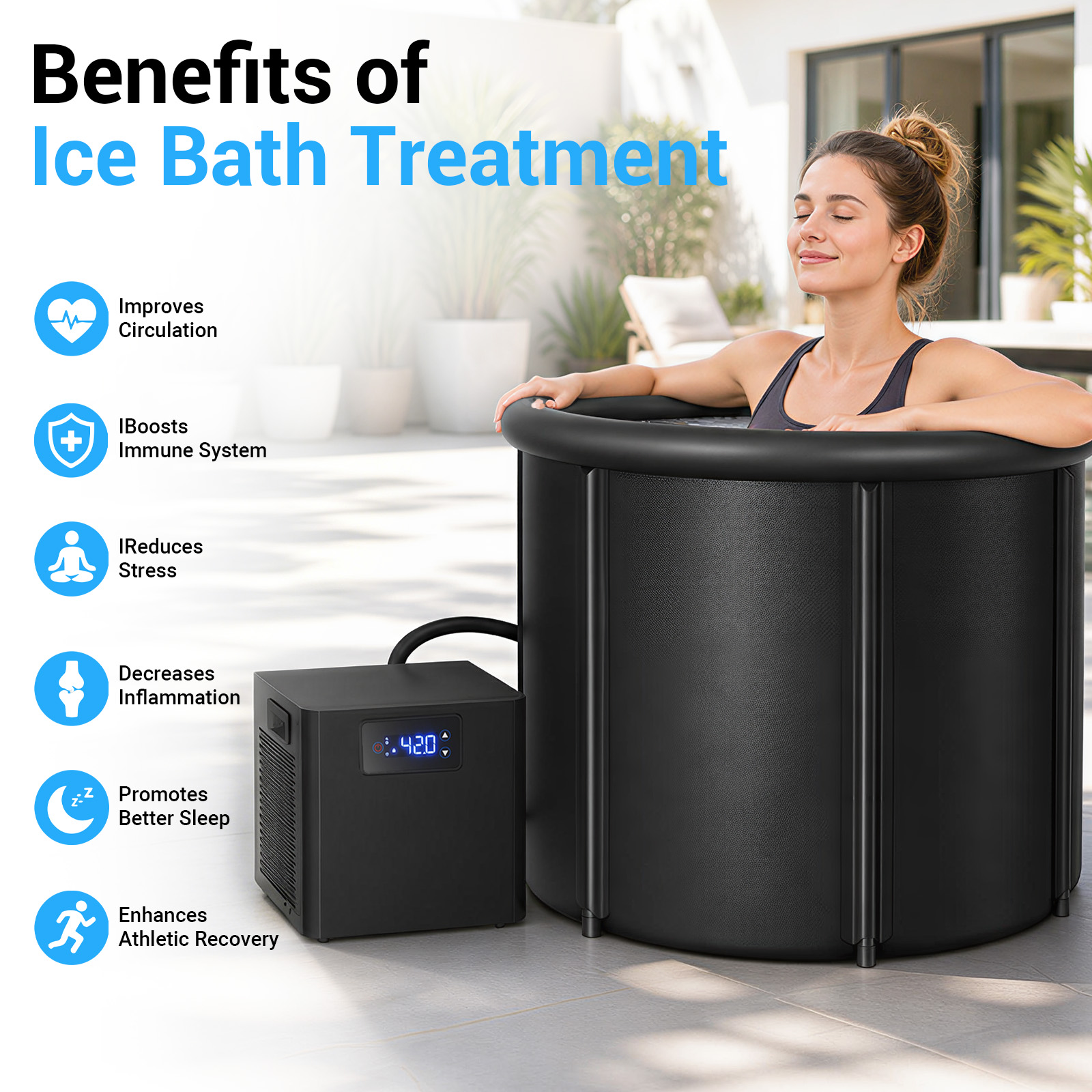 Oval Ice Bath Chiller & Cold P - Medical Lab Kit ulasan dan harga