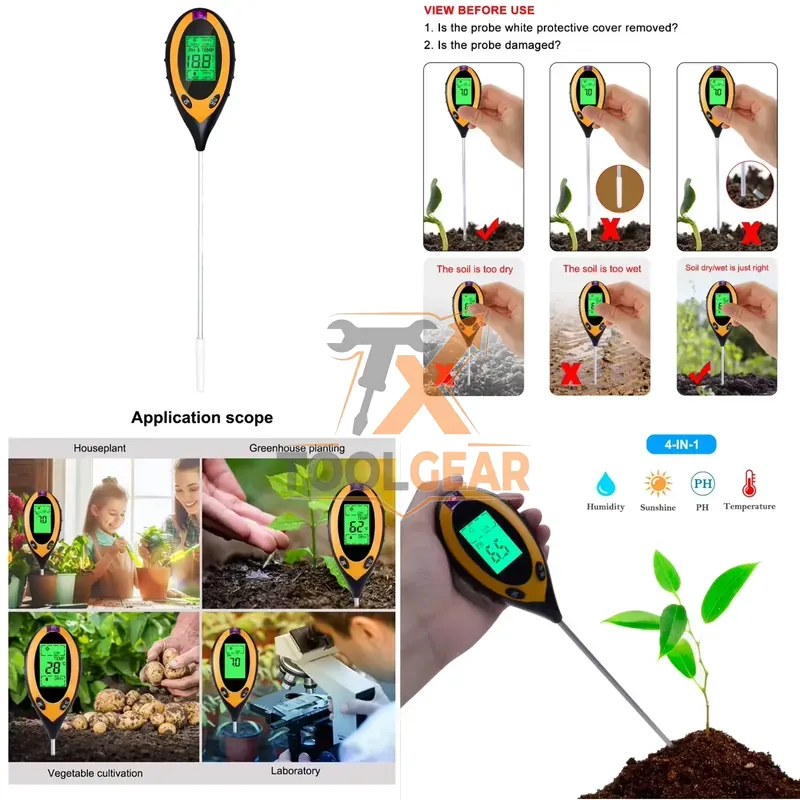 2026hotsale* 4 in 1 Soil PH Me - Ph Meter ulasan dan harga
