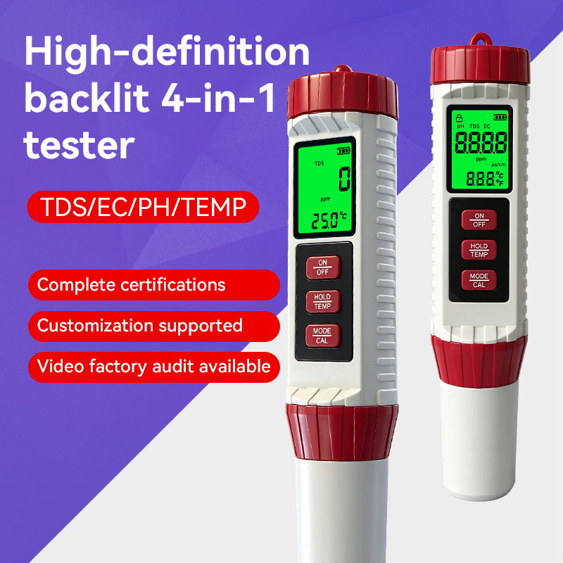 2026 New Arrival 4 in 1 PH Met - Ph Meter ulasan dan harga