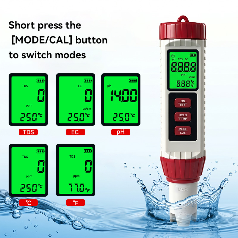 2026 New Arrival 4 in 1 PH Met - Ph Meter ulasan dan harga