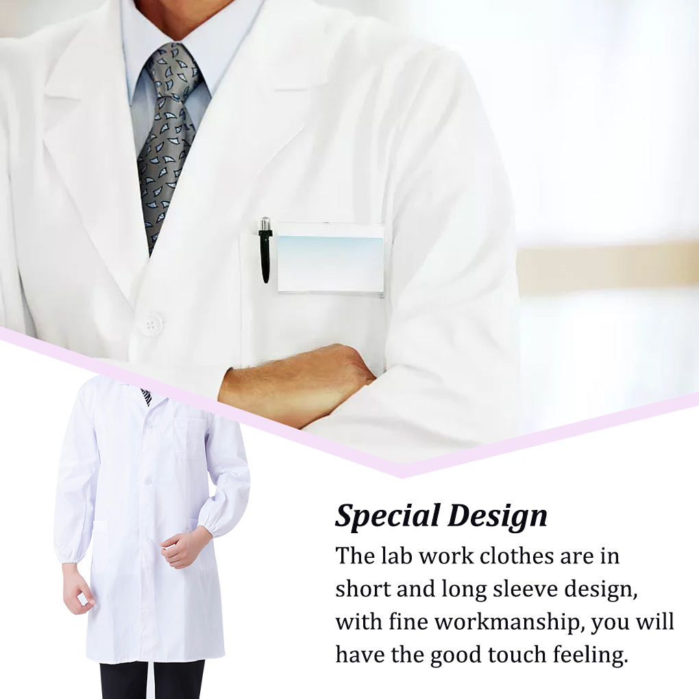 Laboratory Coat Pocket Long Sl - Medical Lab Coats ulasan dan harga
