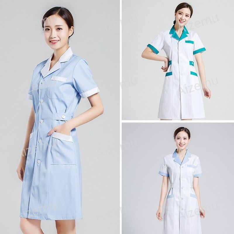 Unisex Short Sleeve Beauty Sal - Medical Lab Coats ulasan dan harga