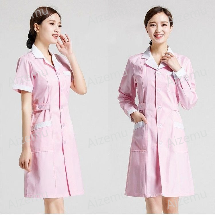Unisex Short Sleeve Beauty Sal - Medical Lab Coats ulasan dan harga