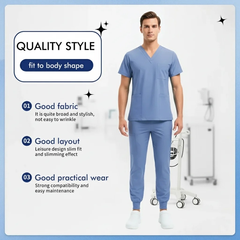 COSWomen Medical Scrubs Set Nu - Medical Lab Units ulasan dan harga