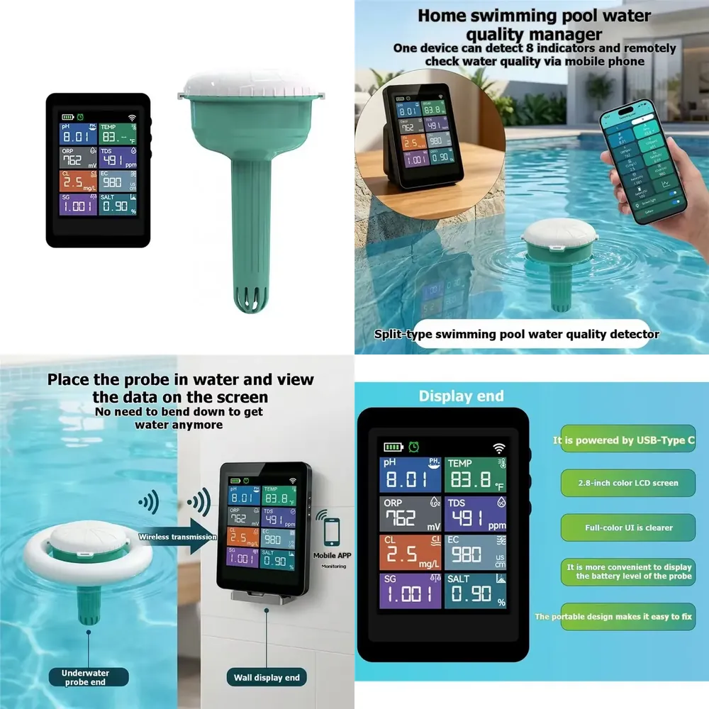 WAP01 AT43-Sauna & Pool Thermo - Ph Meter ulasan dan harga