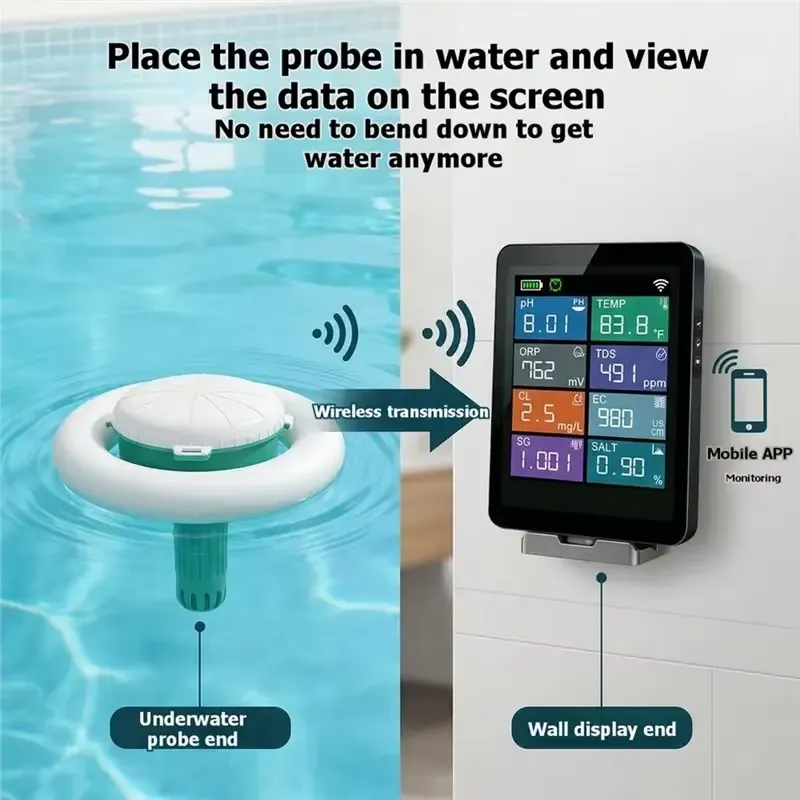 WAP01 AT43-Sauna & Pool Thermo - Ph Meter ulasan dan harga