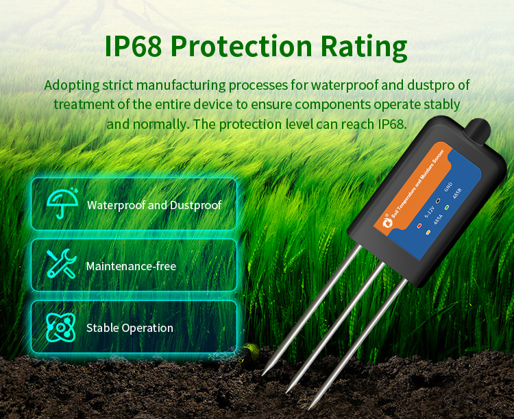 IOT 4G Farming Digital Soil Np - Ph Meter ulasan dan harga