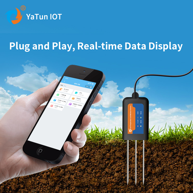 IOT 4G Farming Digital Soil Np - Ph Meter ulasan dan harga