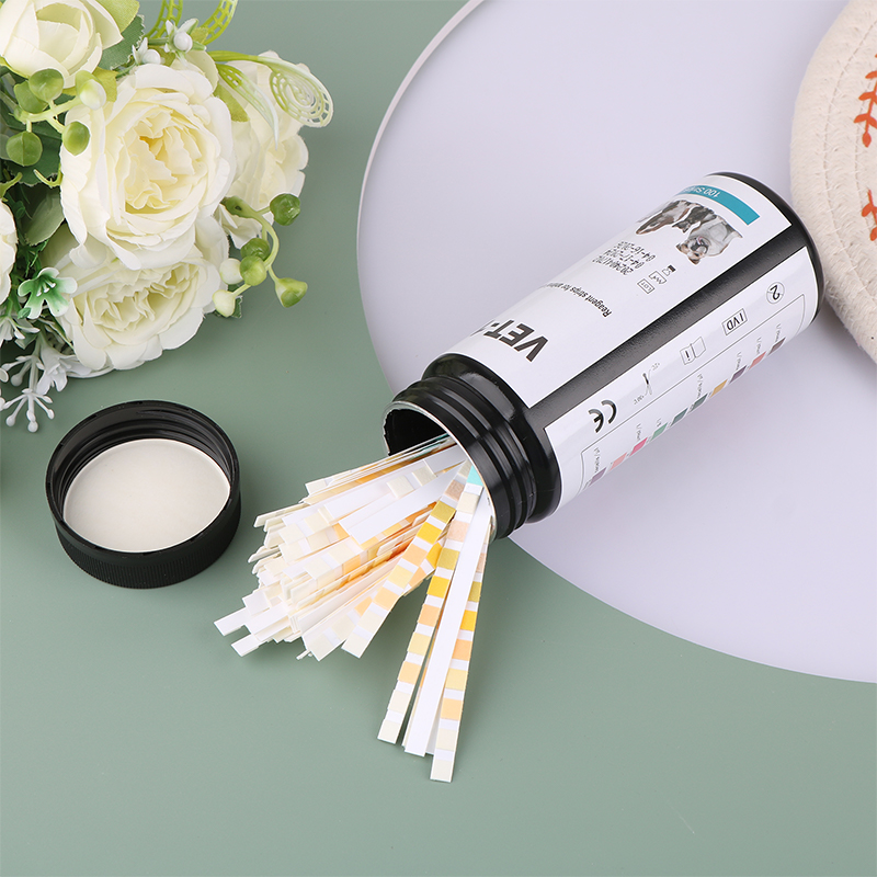 100PCS 10-Parameter Cat & Dog  - Urinalysis Reagent Strip ulasan dan harga