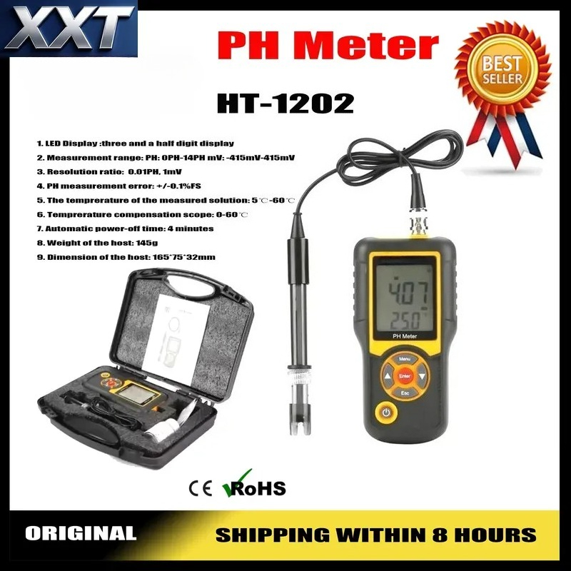 XXT Digital PH Meter With Smar - Ph Meter ulasan dan harga