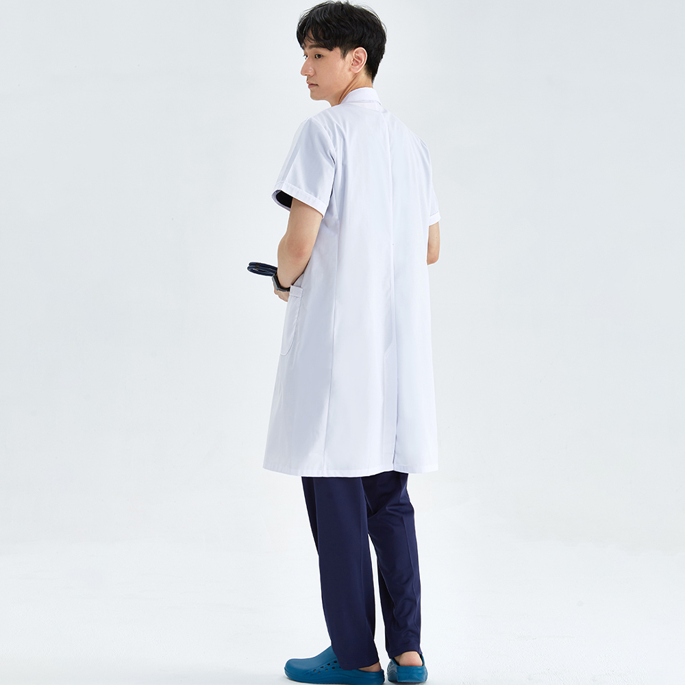 Unisex White Coat Lab Coat Hos - Medical Lab Coats ulasan dan harga