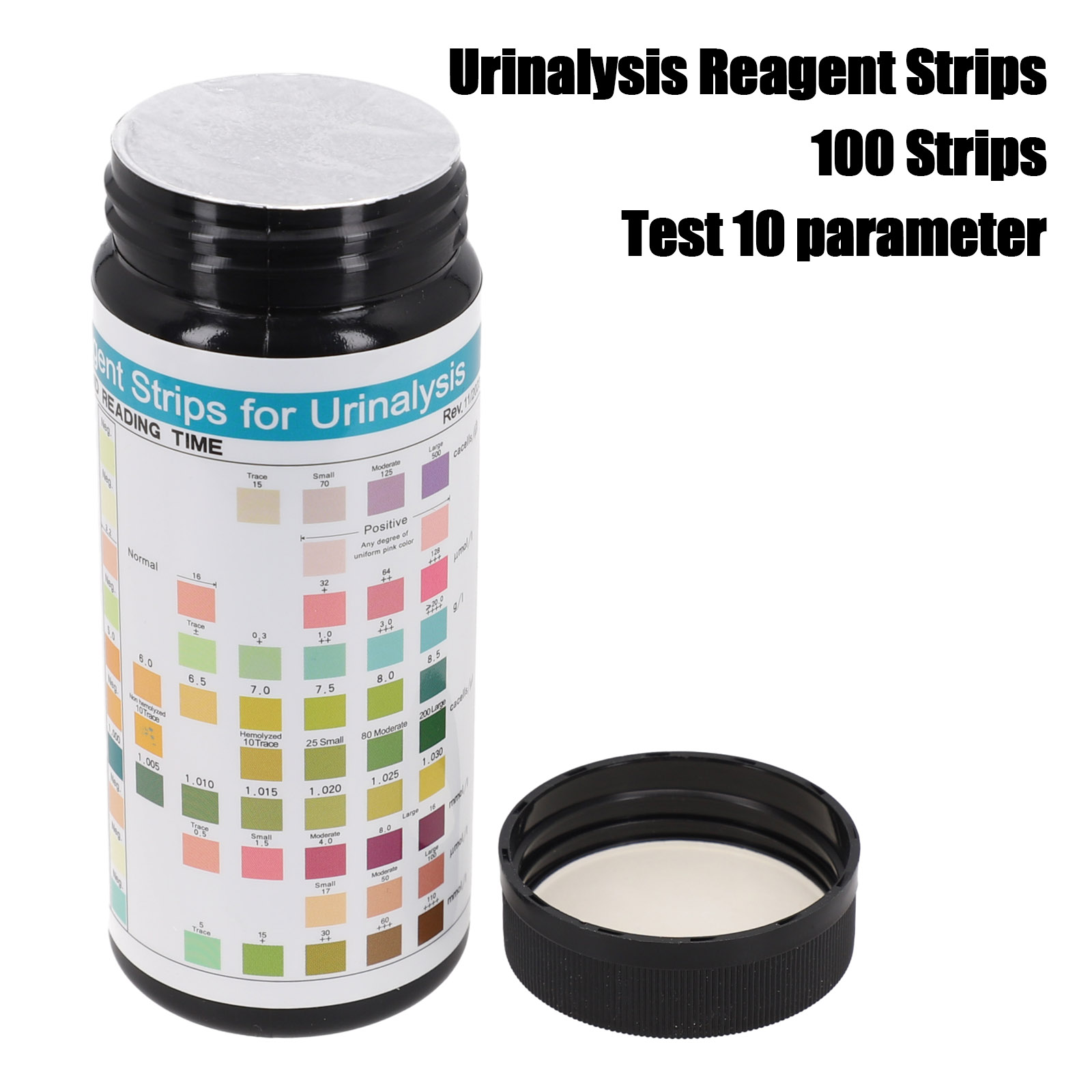 100 Strips URS-10T Reagent Uri - Urinalysis Reagent Strip ulasan dan harga