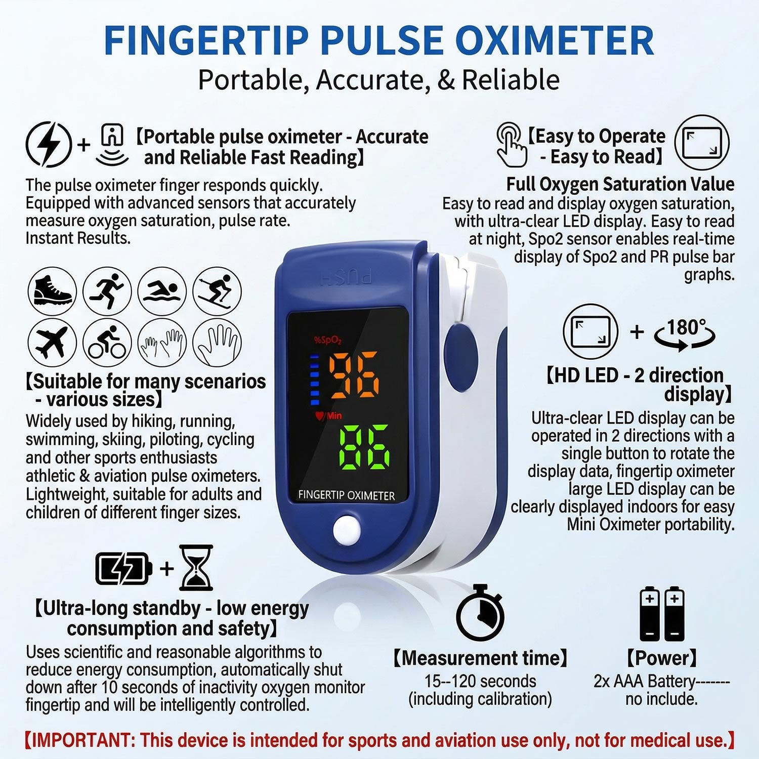 Medcial Forehead Thermometer F - Pulse Oximeter ulasan dan harga